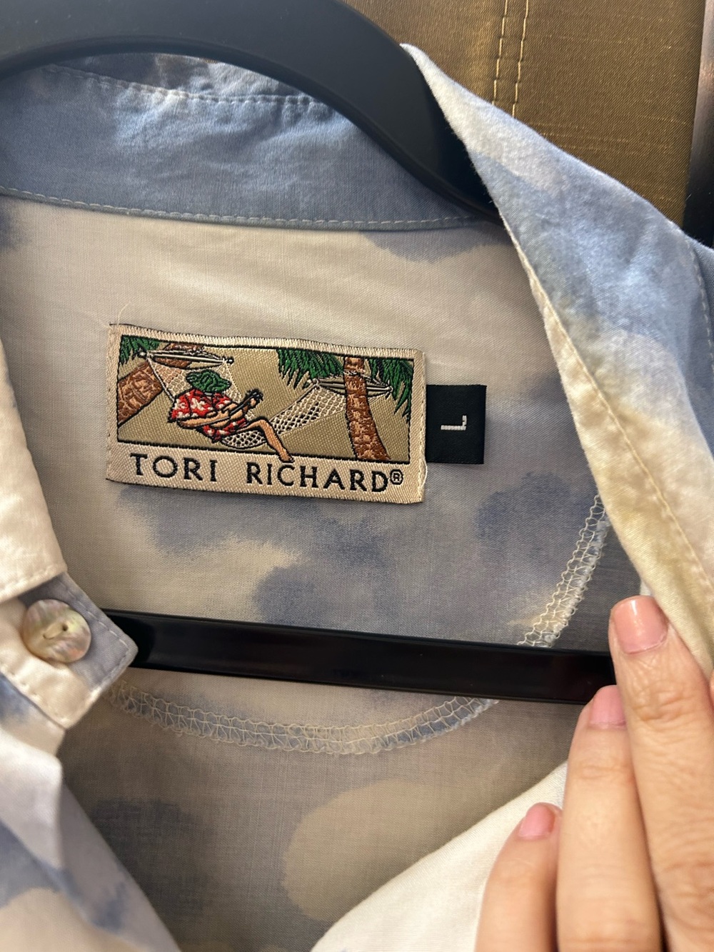 vintage Tori Richard Hawaiian button-down shirt classic- - Picture 4 of 5
